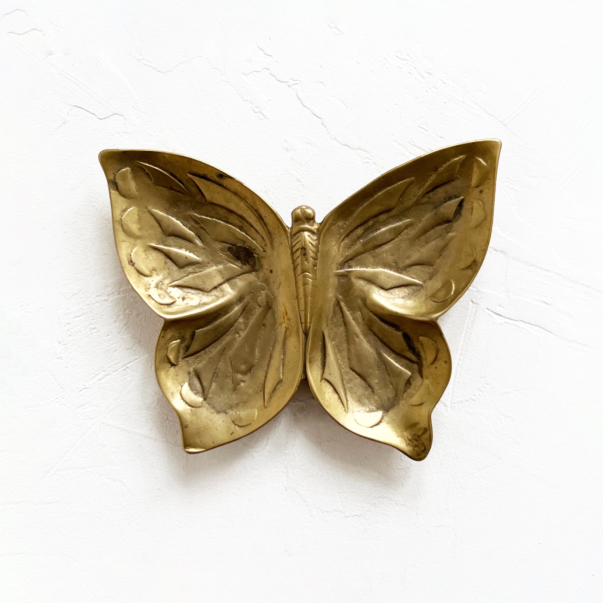 Vintage Large Brass Butterfly