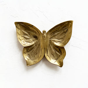 Vintage Large Brass Butterfly