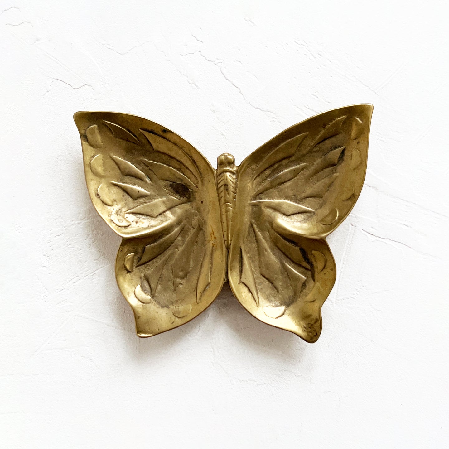 Vintage Large Brass Butterfly