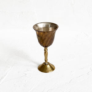 Vintage Brass Chalice