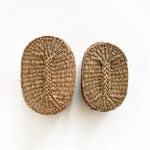 Load image into Gallery viewer, Vintage Lidded Oval Basket