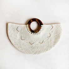 Load image into Gallery viewer, Wooden Handle Palm Hand Bag