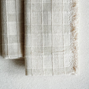 Checkered Cotton Napkins