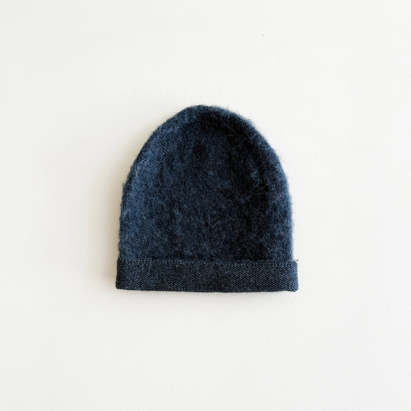 Alpaca Beanie in Indigo