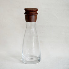 Load image into Gallery viewer, Carafe with Walnut Stop