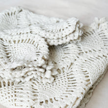 Load image into Gallery viewer, Vintage Hand Crochet Blanket