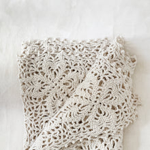 Load image into Gallery viewer, Vintage Hand Crochet Blanket