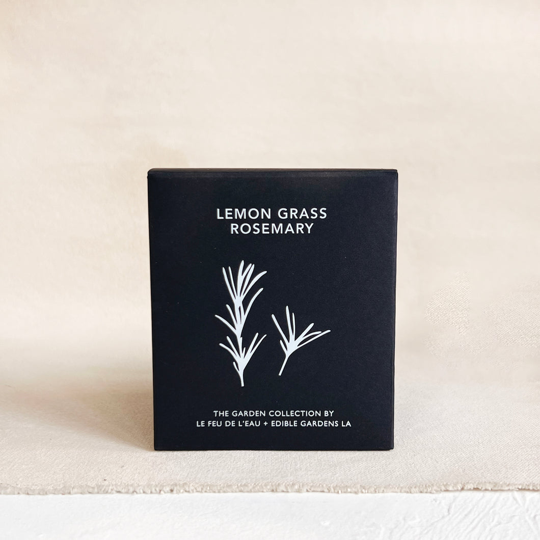 Lemongrass + Rosemary Candle