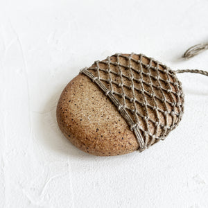 Handwoven Stoneware Rock