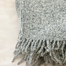 Load image into Gallery viewer, Wool Boucle Throw in Ivory Melange