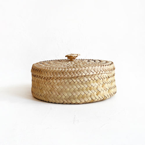 Vintage Basket with Lid
