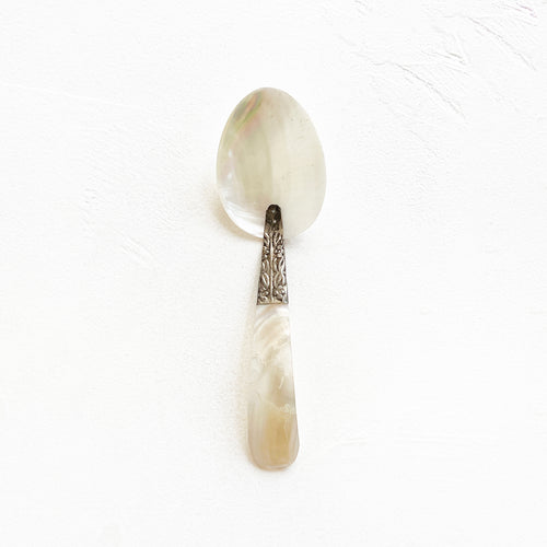 Vintage Caviar Mother of Pearl Spoon