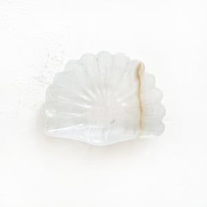 Vintage Glass Shell Dish