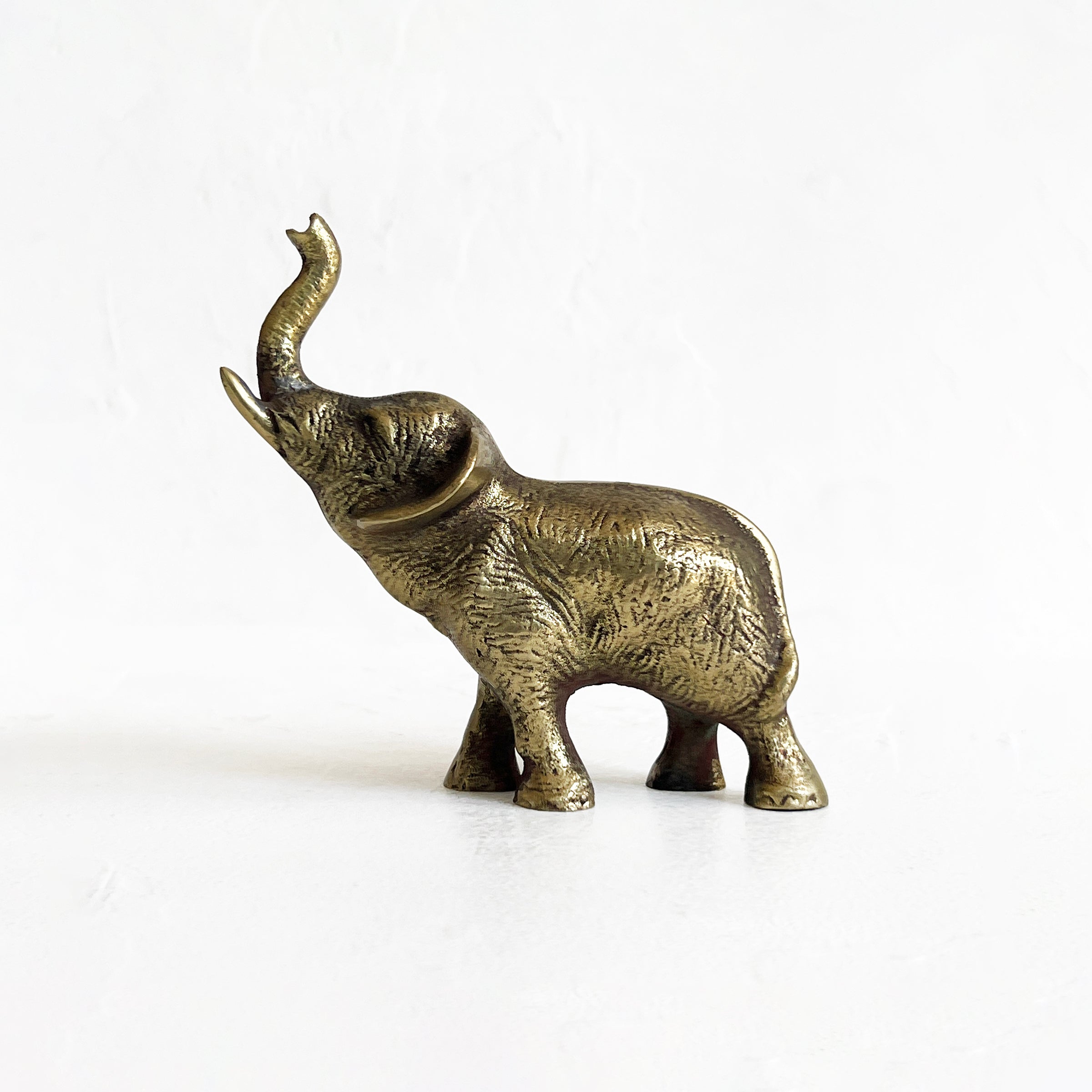 Vintage Brass Elephant