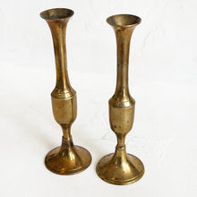 Load image into Gallery viewer, Vintage Brass Candle Stick Holder Set
