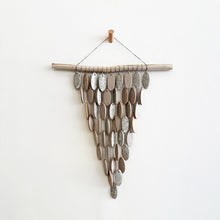 Load image into Gallery viewer, Petal Stoneware Wall Hanging  in Quail