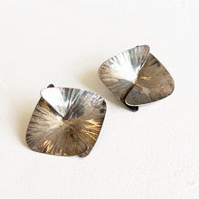 Load image into Gallery viewer, Vintage Sterling Silver Doube Triangle Earrings