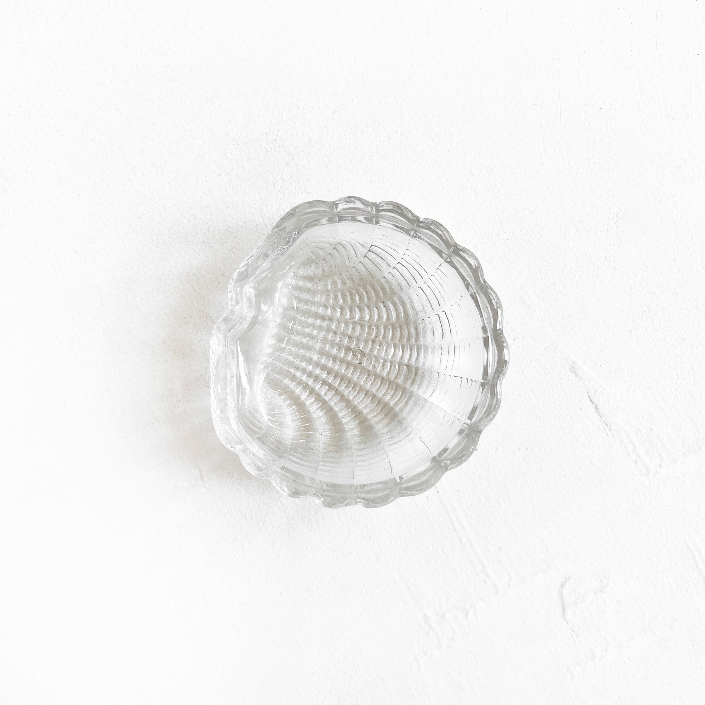 Vintage Glass Shell Dish