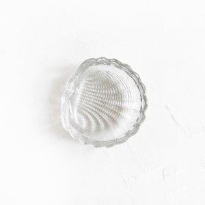 Vintage Glass Shell Dish