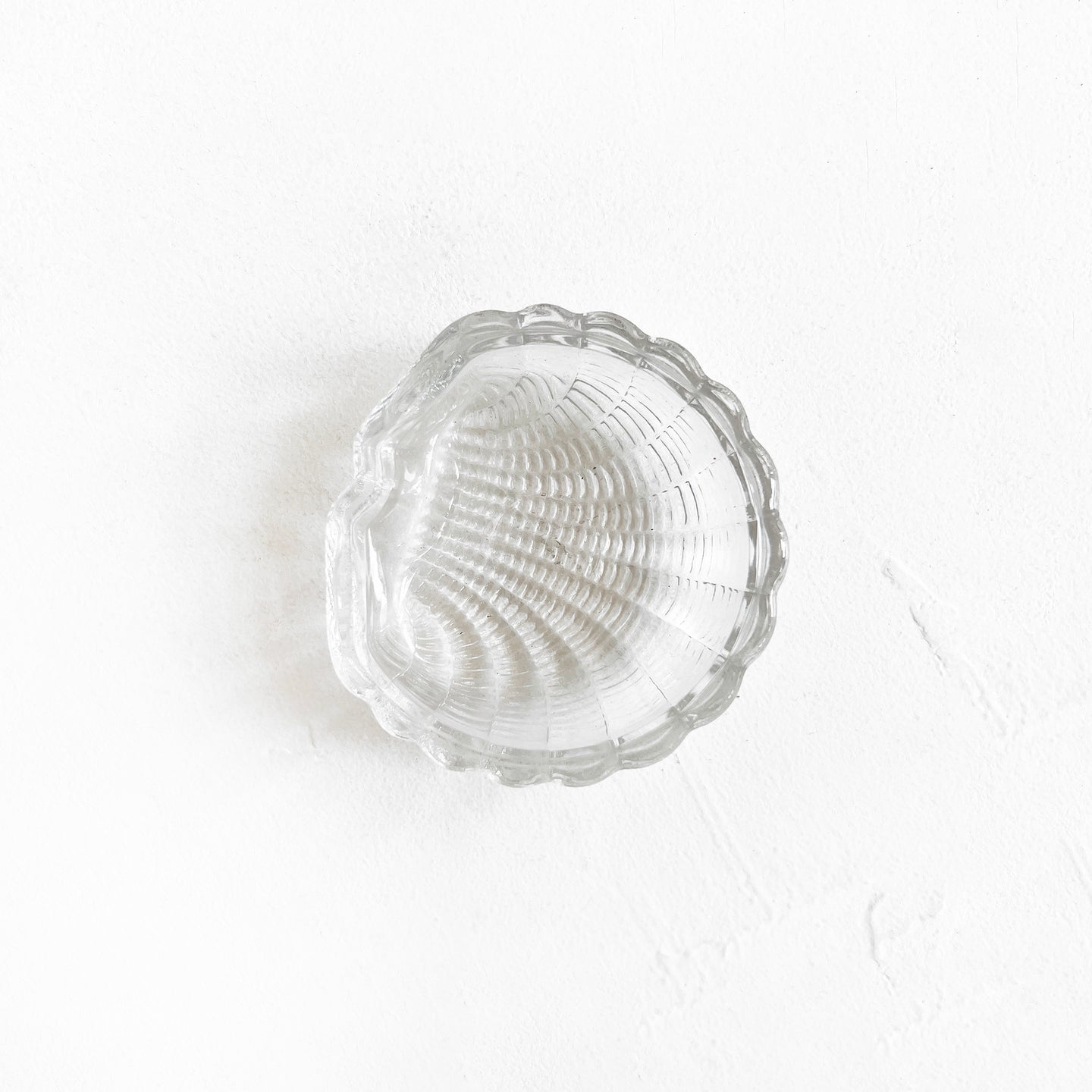 Vintage Glass Shell Dish