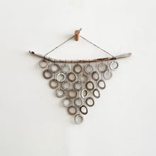 Load image into Gallery viewer, Circle Stoneware Wall Hanging in Quail