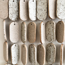 Load image into Gallery viewer, Oval Stoneware Wall Hanging in Quail