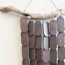 Load image into Gallery viewer, Oval Stoneware Wall Hanging in Peat