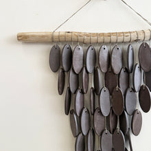 Load image into Gallery viewer, Petal Stoneware Wall Hanging in Peat