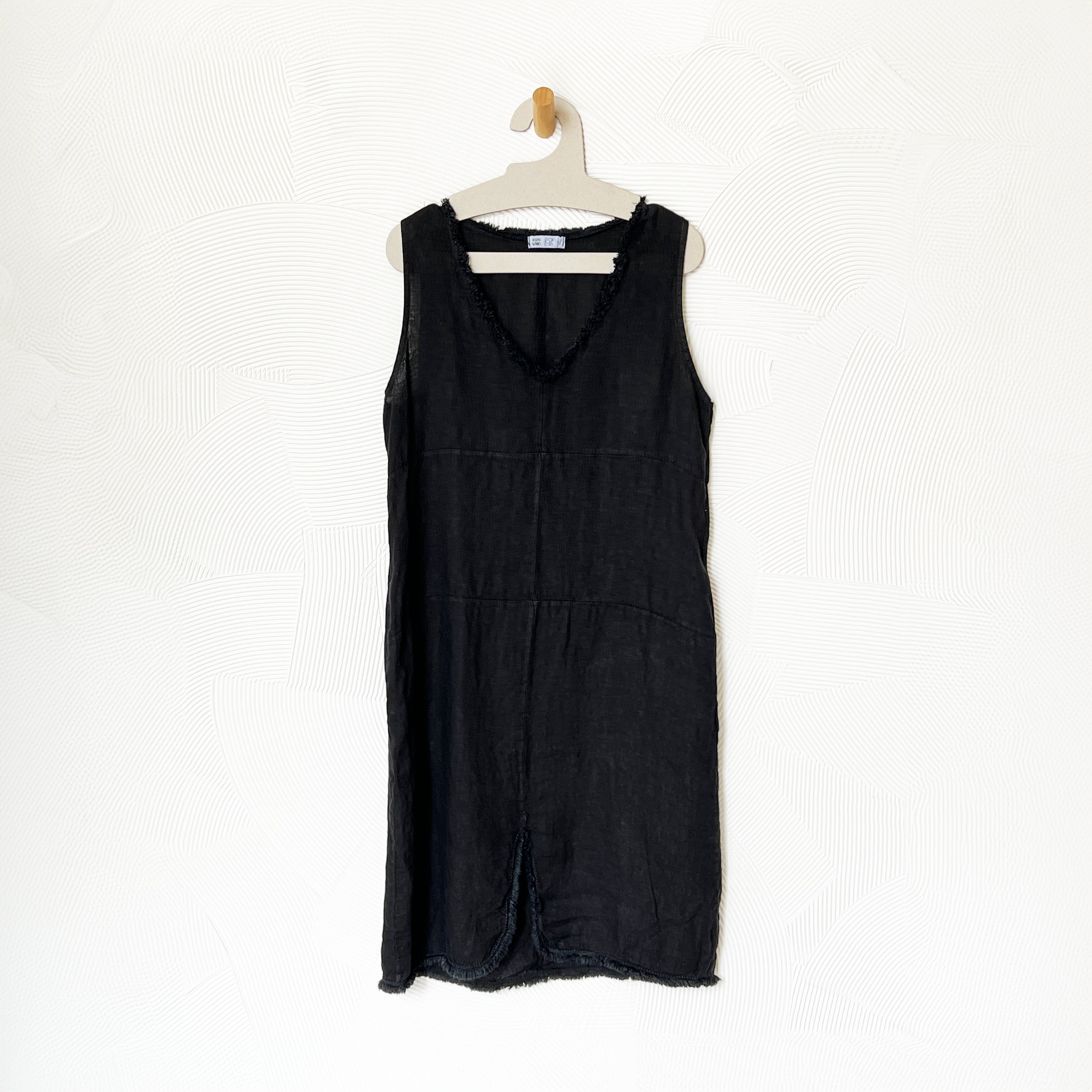 Fringed Dress in Black