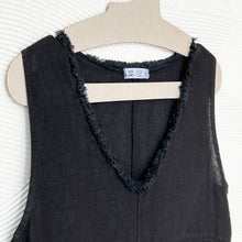 Load image into Gallery viewer, Fringed Dress in Black