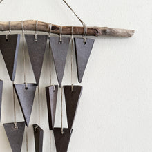 Load image into Gallery viewer, Triangle Stoneware Wall Hanging  in Peat