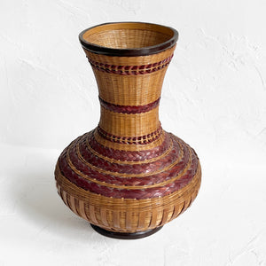 Vintage Woven Vase