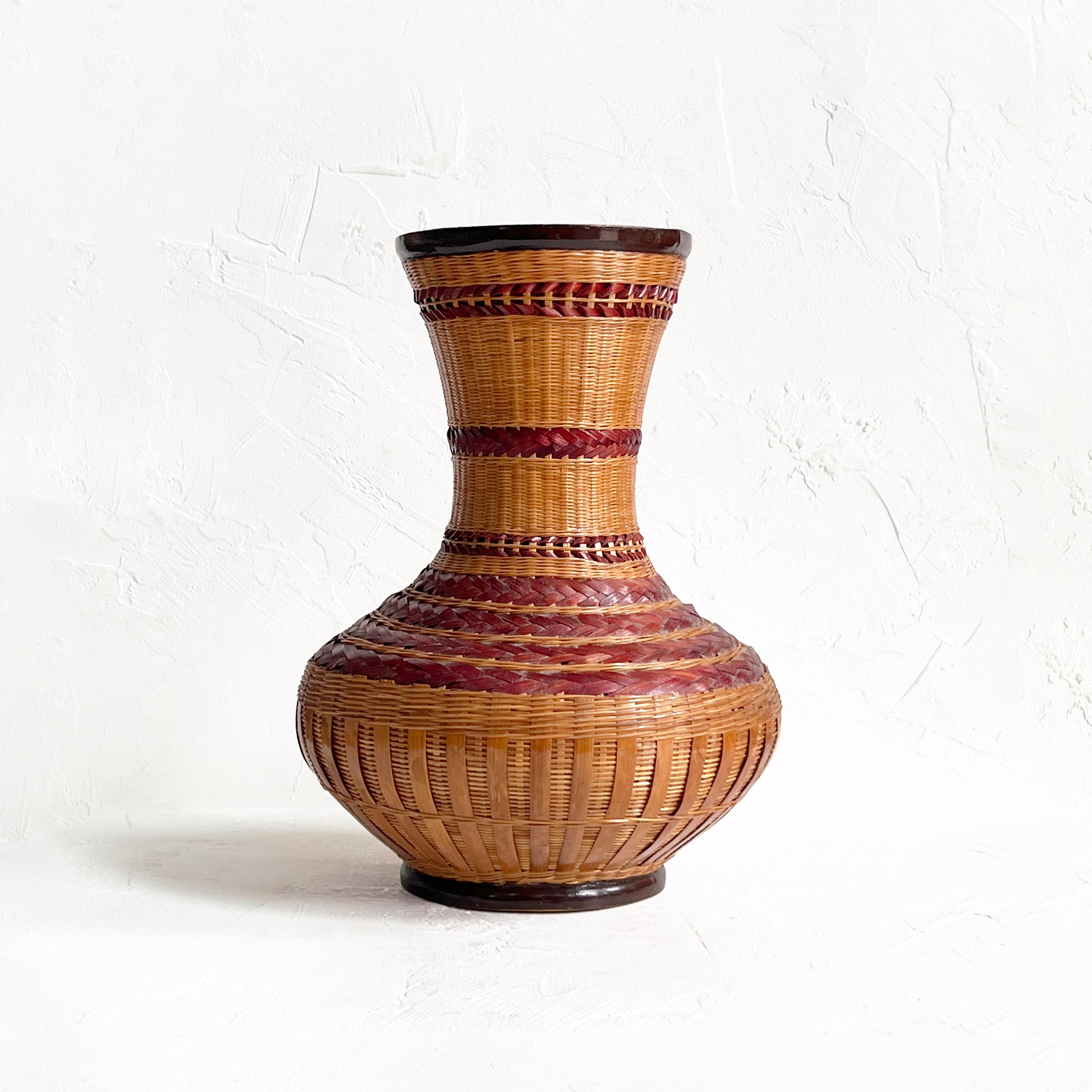 Vintage Woven Vase