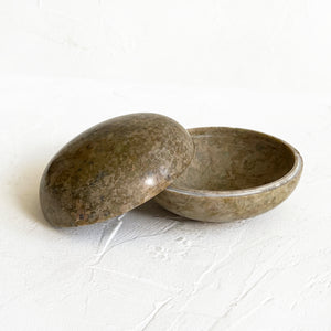 Vintage Stone Lidded Box