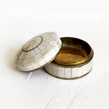 Load image into Gallery viewer, Vintage Mother of Pearl Lidded Vessel