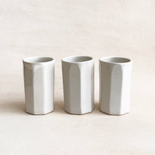 Load image into Gallery viewer, Faceted Tumbler in Pearl