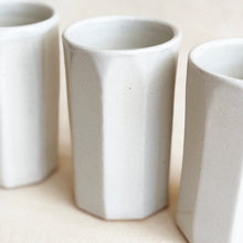 Load image into Gallery viewer, Faceted Tumbler in Pearl