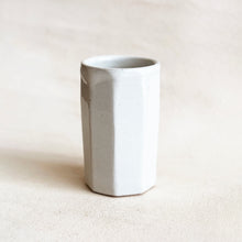 Load image into Gallery viewer, Faceted Tumbler in Pearl