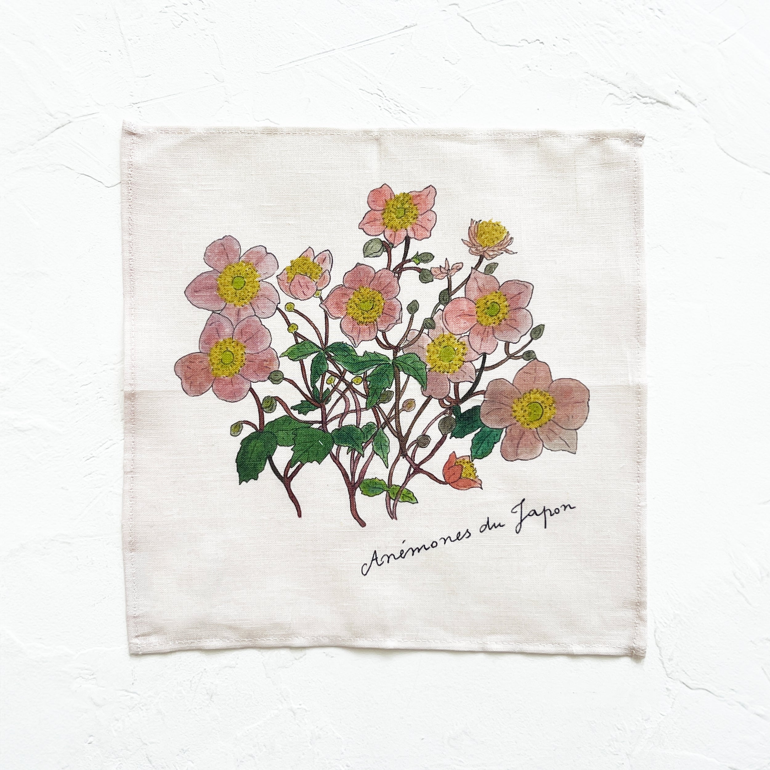 Isabelle Boinot Handkerchief in Anemone