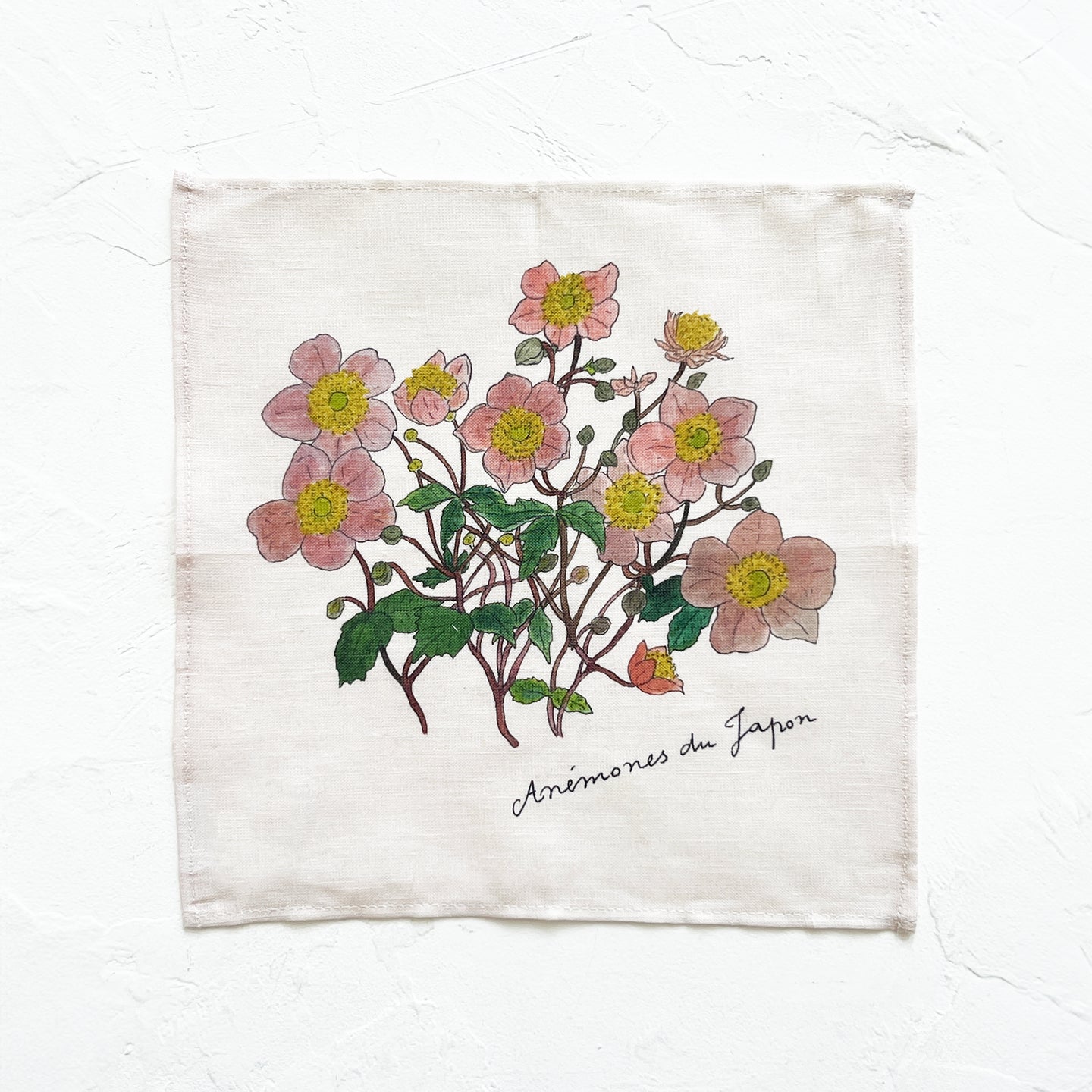 Isabelle Boinot Handkerchief in Anemone