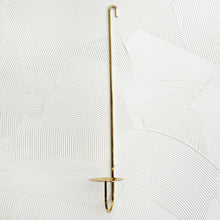 Load image into Gallery viewer, Hanging Brass Candle Sconce
