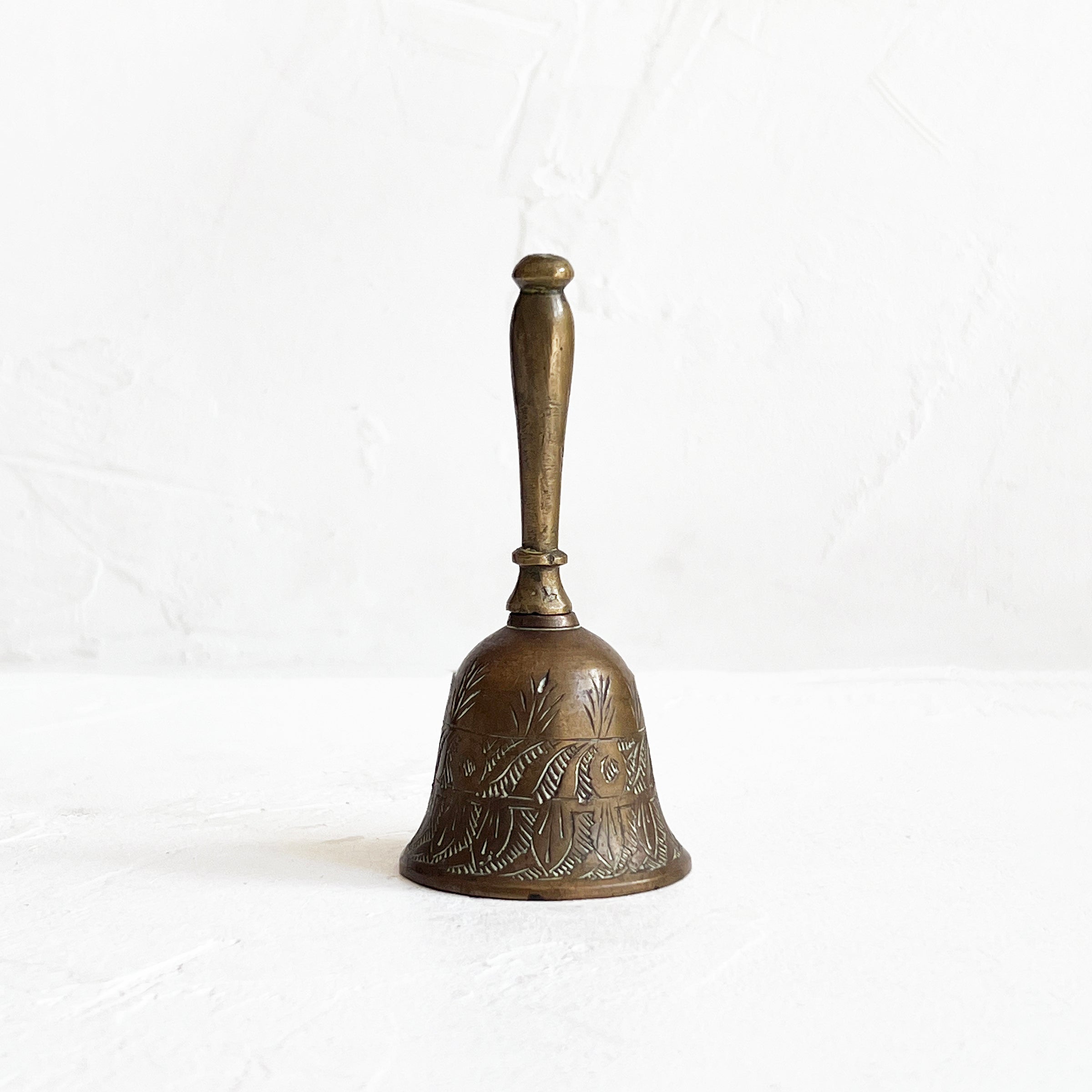 Vintage Brass Etched Bell