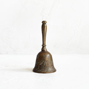 Vintage Brass Etched Bell