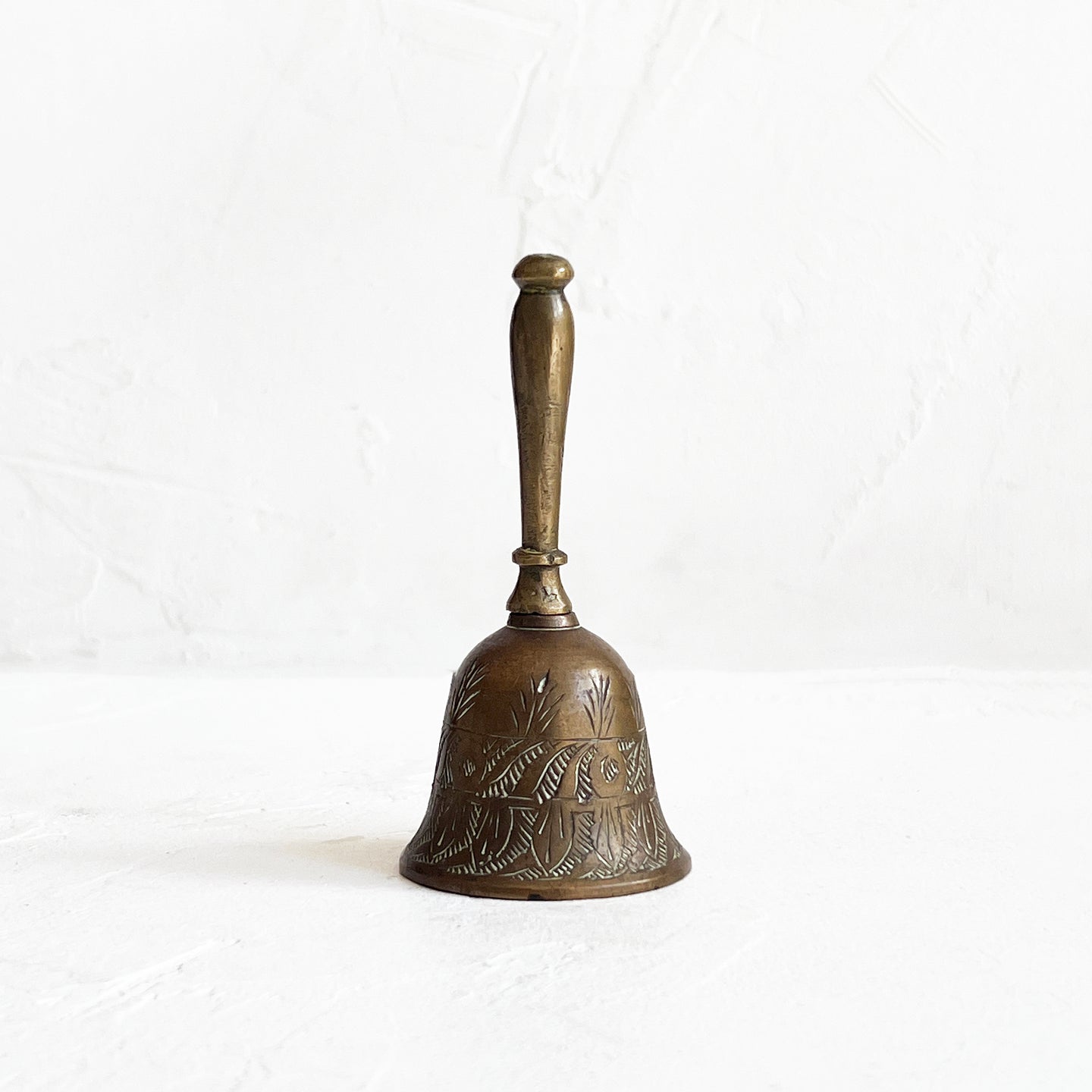 Vintage Brass Etched Bell