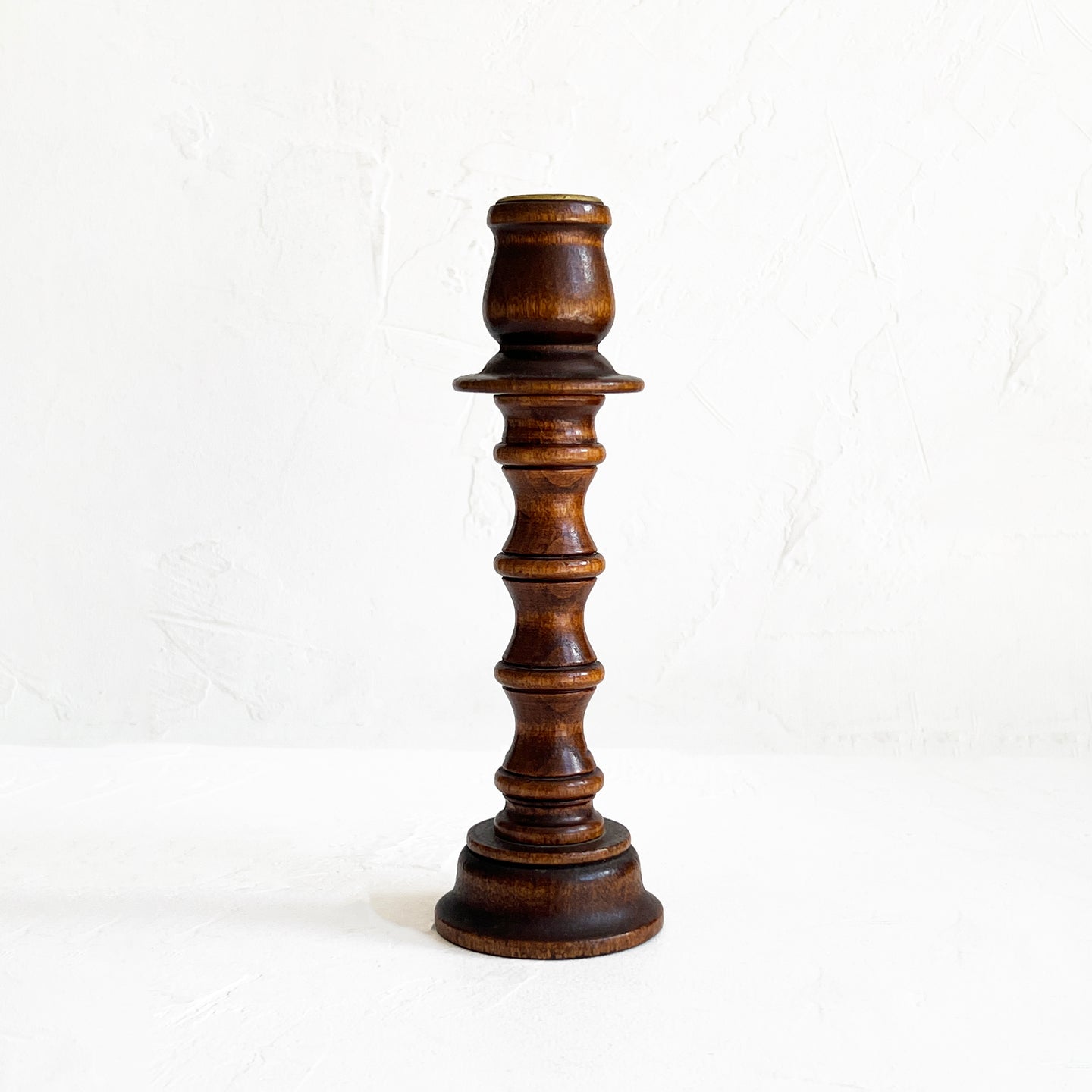Vintage Wood Candle Holder