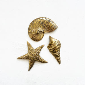 Vintage Brass Shell