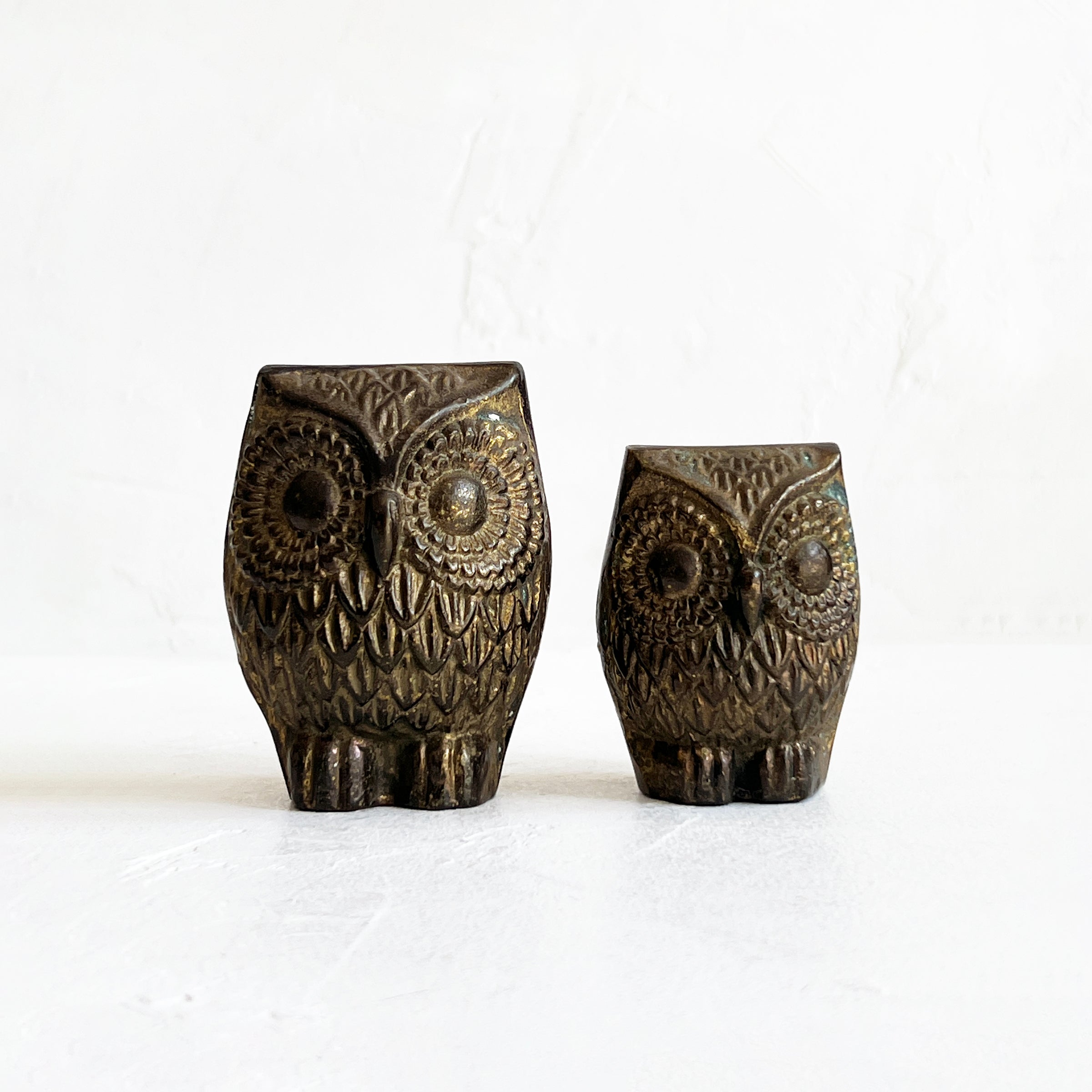 Vintage Brass Owl