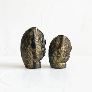 Vintage Brass Owl