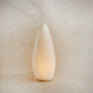 Tall Paper Moon Lamp
