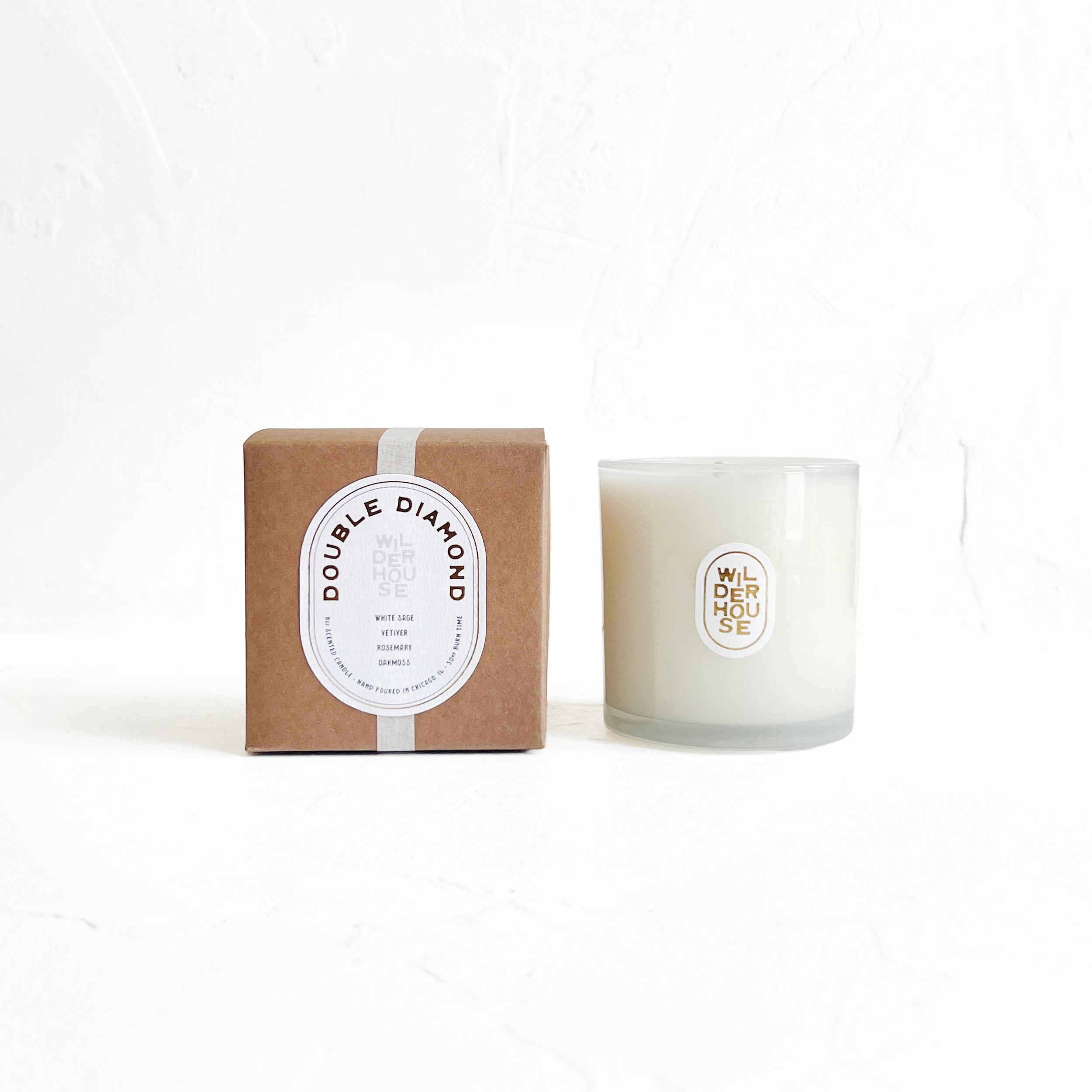 Double Diamond Candle